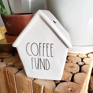 ▪︎SOLD▪︎ Rae Dunn Coffee Fund Piggy Bank